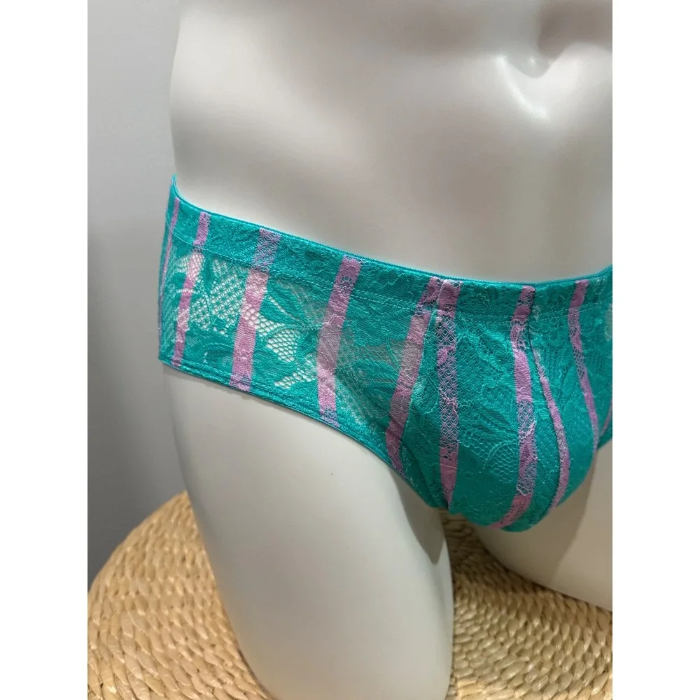 Cosabella Never Say Never Printed Comfort Micro Brief Andaman Stripe New size M